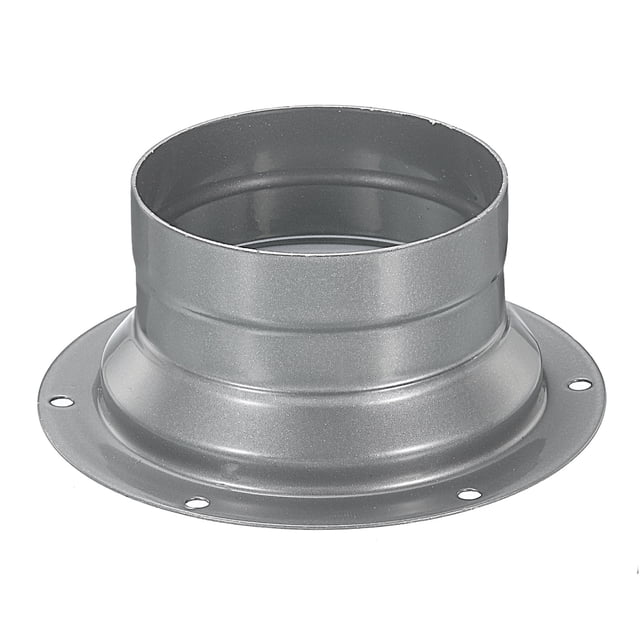 Unique Bargains Raccord de Conduit de 3 Pouces Bride Métallique Raccord Droit Bride de Tuyau Ronde Conduit de Ventilation