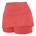 thumbnail image 3 of Gspmoly Shorts , Nouveau Short Jupe Taille Mi-Haute pour Femmes Couleur Sports Décontracté Short Jupe de Base Short de Randonnée Femmes Liquidation Rouge Melon D\'eau TTTTG, 3 of 5