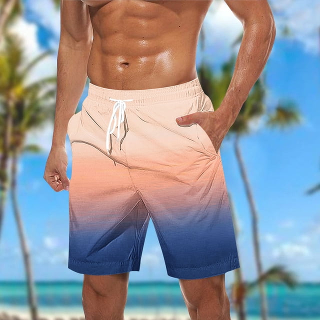 Weiqiqre Mens Athletic Shorts Swim Trunks Quick Dry Swim Shorts Bathing Suits with Pockets