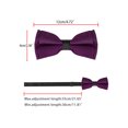 thumbnail image 4 of INSPIRE CHIC Nœuds Papillon Formels Unis Pré-Noués pour Homme Nœuds Papillon Sangle Ajustable, 4 of 5