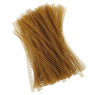 100PCS Spiral Binding Coils 48  4:1 Pitch Double Wire Binding Spines 1150 Sheets Capacity 14.3mm Diameter A4 Office Paper Book Binding