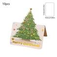 thumbnail image 2 of Gift Cards Christmas Christmas Tree Print Greeting Card for Florists, Bakeries, Gift Giving, Small Card, Information Card Small Christmas Tree, 2 of 6