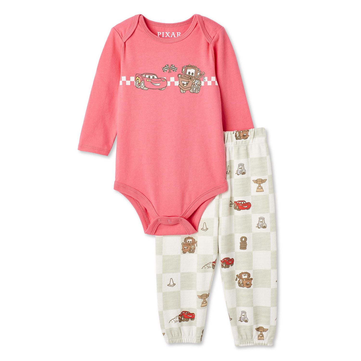 Ensemble 2 pièces avec cache-couche Cars Disney pour bébés garçons