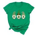 thumbnail image 1 of QIPOPIQ T-Shirts à Manches Courtes pour Femmes à Col Rond T-Shirts de la Saint-Patrick Hauts Shamrock T-Shirt Vert Chemise Chemise T-Shirts de la Saint-Patrick Tee T-Shirt T-Shirts Imprimés de Fête T-Shirts Graphiques Aubaines, 1 of 6