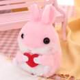 thumbnail image 2 of Hand Sized Bunny Stuffed Animals Cute Soft Rabbit Doll Small Plushies for Kids, 2 of 4