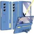 thumbnail image 1 of Case for Samsung Galaxy Z Fold 5 with S Pen Holder and Stylus & Invisible Kickstand, Full Body Hinge Built-in Screen Protector Fold5 Phone Cover for Samsung Z Fold 5 Case with S Pen Slot, 1 of 7