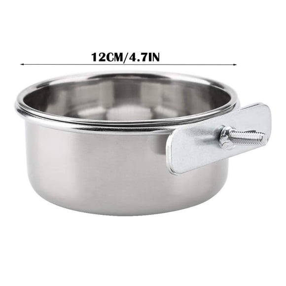 Amzcrzy A Feeder Stainless Steel Birds Feeder Gnawing Birds Supplies Activity Food Box Water Cup Birds Food Cup Dorm Room Essentials Home Improvement Birthday Gifts for Men Home Organization