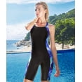 thumbnail image 4 of Charmo Womens Boyleg Unitard Swimsuits Racerback Athletic One Piece Bathing Suits, 4 of 6