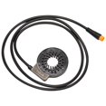 thumbnail image 1 of Electric Bikes PAS Sensor E-Bike Waterproof Conversion Kit Parts E-Bike Pas System Assistant Sensor KT-V12L,1 * Speed Sensor,black, 1 of 8