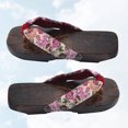 thumbnail image 2 of EeaseCA Paulownia Children Clogs Baby Slippers COS Student Clogs Flops Size 22-34 Pink, 2 of 7