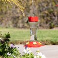 thumbnail image 2 of MEKKAPRO Outdoor Hummingbird Feeder Made from Glass Hanging 5 Nectar Feeding Stations Bright Red, 2 of 8