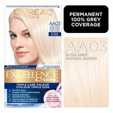 L'Oréal Paris Excellence Crème Hair Dye, Permanent Hair Color with Hyaluronic Acid