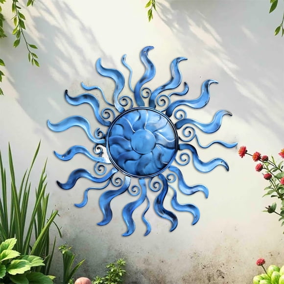 Dvkptbk Metal Wall Art DecorIron Wall Hanging OrnamentModern Wall SculptureWaterproof Outdoor Wall Decoration for Yard Balcony Bedroom Living Room Decor Features