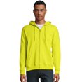 thumbnail image 1 of Hanes pour Hommes ComfortBlend EcoSmart Chandail à Capuchon à Fermeture Éclair Intégrale, TG, Vert Sécurité, TG, 1 of 1