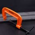 thumbnail image 2 of Metal Hand Screw Clamp Hand Screw Clamp Screw Steel Grip Welding G Hand Screw Clamp Wood Work Screw Clamp Premium Heavy Thicken G Type Hand Screw Clamp With Carbon Steel Rod1 Inch, 2 of 5