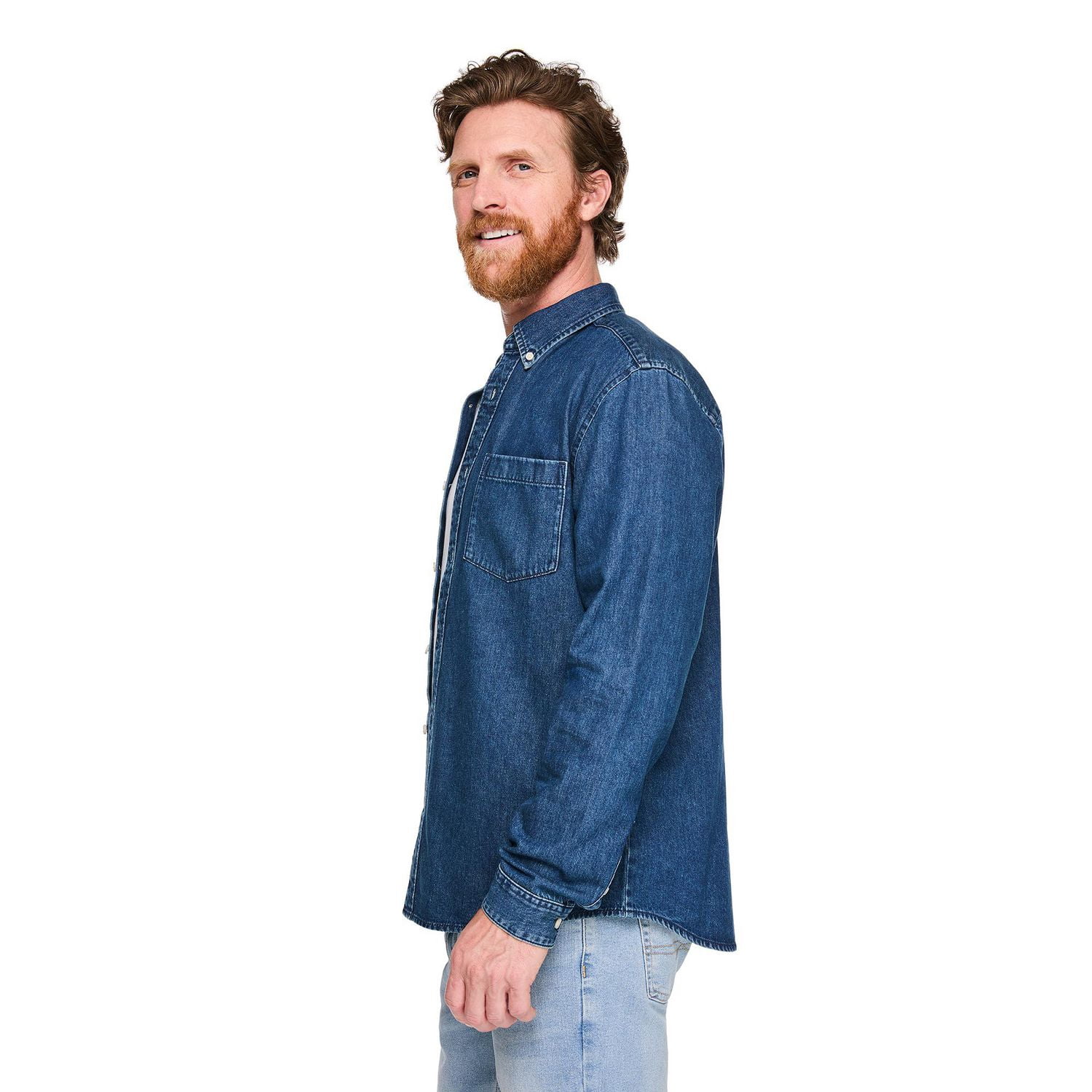 George Men's Denim Shirt