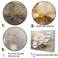 thumbnail image 3 of Designart Lotus framed wall art decor, Lotus framed wall Art, Timeless Lotus Connection , Extra large White Framed Wall Art, 32x16 inches White Color Frame, 3 of 5