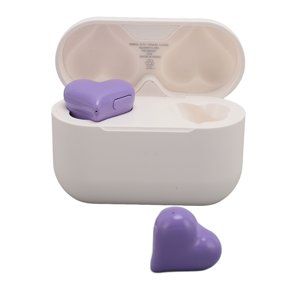 Heart Shaped Wirelessly Earbuds, In Ear HiFi Stereo Sound Bluetooths 5.3 Earphones with Charging Case, Waterproof Stylish Earbud Headphones for Sports