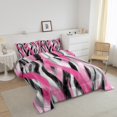 thumbnail image 3 of Erosebridal Geometric Stripe Bedding King Comforter Set,Abstract Artwork Bedding Sets King with Comforter,Geometry Lines Decor,Reversible,Breathable,3-Piece, 3 of 7