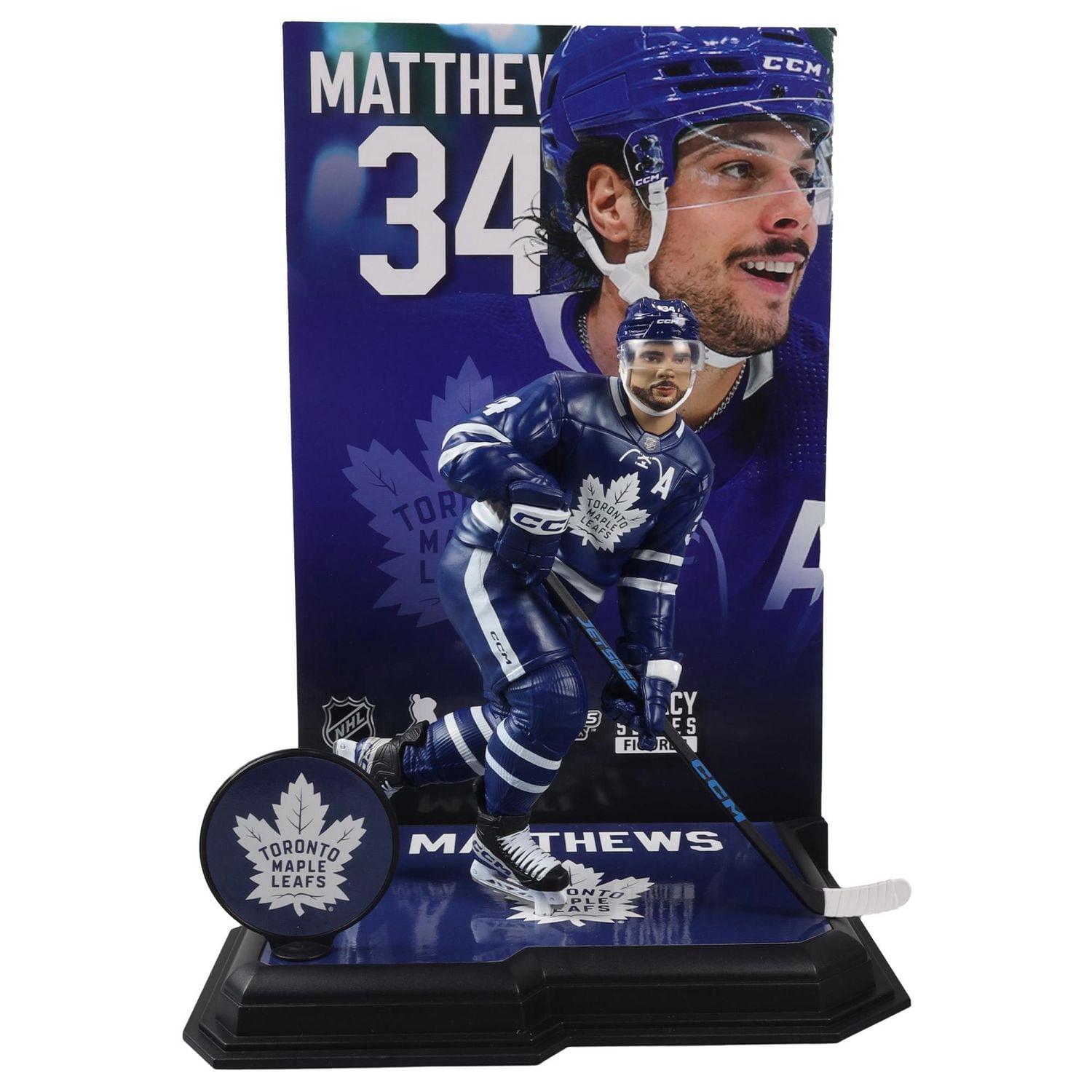 Auston Matthews (Toronto Maple Leafs) NHL 7in Posed Figure McFarlane's SportsPicks