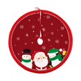 thumbnail image 3 of Jupe de Noël, Tablier de Base de Noël, Tapis de Noël Rustique Classique Réutilisable pour 3 Personnages 60cm, 3 of 9