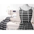 thumbnail image 5 of Soimoi Rayon Crepe Fabric Horizontal Stripe Print Sewing Fabric Yard 46 Inch Wide, 5 of 5