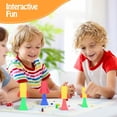 thumbnail image 2 of Lot de 9 Jouets Fusée à Ressort Sautants Popper Créatifs Balle Rebondissante Lanceurs de Fusée à Ressort Cadeaux de Fête Mini Jouets Fournitures de Fête Articles pour Sacs-Surprises, 2 of 7