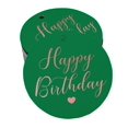 thumbnail image 1 of Inkdotpot 50 - Pack Happy Birthday Favor Paper Tag Craft Real Rose Gold Foil Hang Tag, 1 of 6