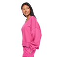 thumbnail image 4 of No Boundaries Women's Oversized V-Neckline Popover, 4 of 6
