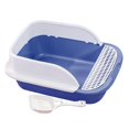 thumbnail image 4 of TISHITA Cat Litter Box with er Cat Litter Box with Frame Cat Toilet Kitten Litter Blue Medium, 4 of 8