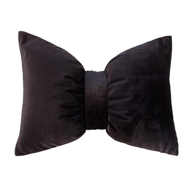 Pillow for Home 11x16in Petal Vanity Back Pillow with Removable Adjustable Bow Cute Cushion for Headboard Car Backrest and Throw Pillow Fabric and Design