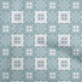 thumbnail image 1 of oneOone Rayon Light Grayish Blue Fabric Geometric Craft Projects Decor Fabric Printed By The Yard 56 Inch Wide, 1 of 4