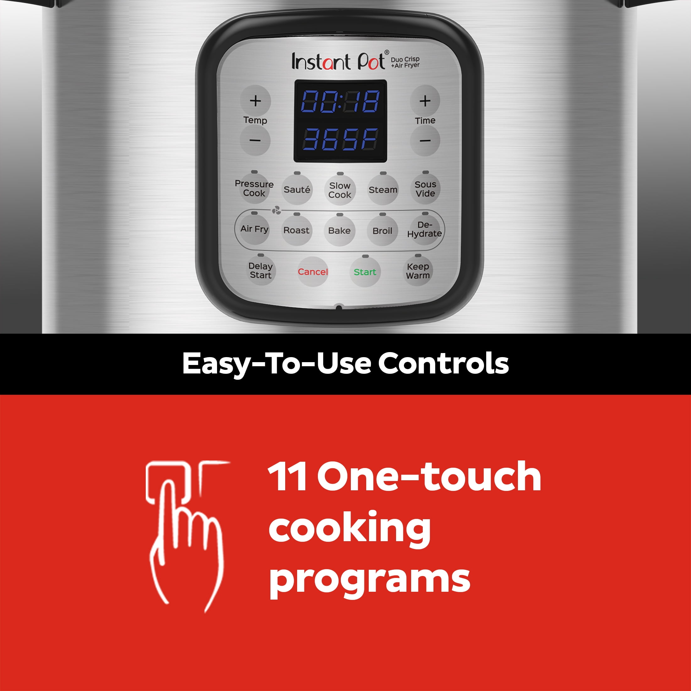 Instant Pot 8QT Crisp™ Multi-Cooker + Air Fryer