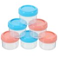 thumbnail image 1 of 6 Pcs Contenant de Vinaigrette Petit Contenant à Condiments avec Couvercles Tasses à Sauce, 1 of 7