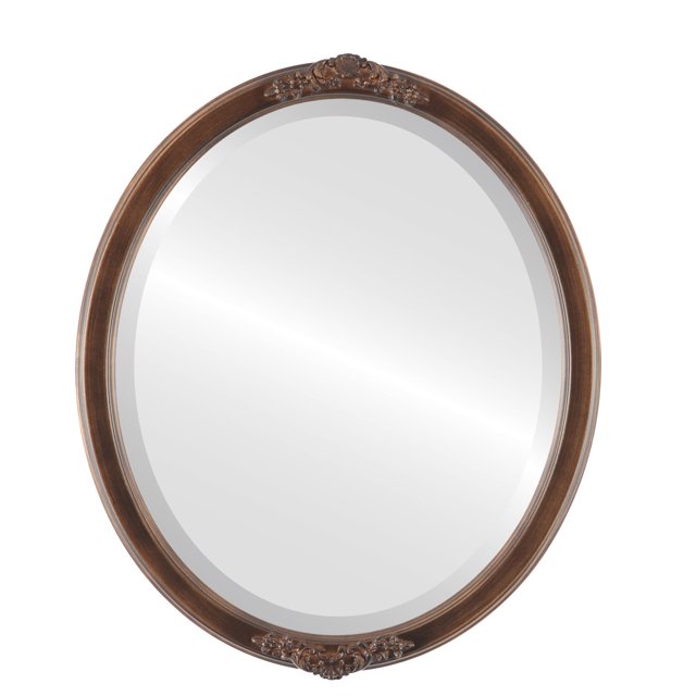 Miroir Encadré Athena - Or Coucher de Soleil