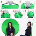 thumbnail image 3 of Green screen background, green screen for photo, foldable background, 142 cm diameter, with carrying bag, 3 of 5