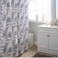 thumbnail image 1 of Moda Spencer Fabric Shower Curtain, 1 of 4