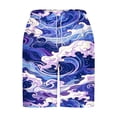thumbnail image 3 of Men's Big and Tall Swim Trunks, Men 9" Swim Shorts, Hawaiian Mens Bathing Suits, Quick Dry Swim Trunks with Pockets S-5XL Quick Dry Bathing Suits Woman Clearance, 3 of 3