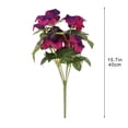thumbnail image 3 of Fasiaou Artificial Flowers for Outdoors, UV Resistant Fake Realistic Flowers with Plastic Plants Spring Decor, Faux Silk Flowers for Outside Window Box Front Porch Planter Decor,A, 3 of 6