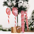 thumbnail image 2 of Hanging Pendant Simulation Lollipop Pattern Holidays Gift Plastic Christmas Candy Cane Ornament for Shopping Mall, 2 of 8