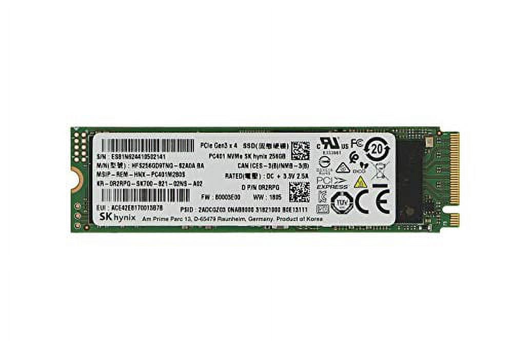 SK Hynix 256GB M.2 SSD (Solid State Drive) NVMe PCIe Model
