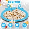 thumbnail image 4 of Ice Cream Roll Maker Household Cute Cat-Shape Fried Yogurt Machine Plate with 2 Spatulas Children Homemade Instant Ice Cream Maker Pan, 4 of 8
