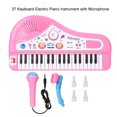 thumbnail image 2 of Domqga 37 Keyboard Electric Piano Instrument with Microphone Children Educational Toy, Keyboard Electric Piano, 2 of 10