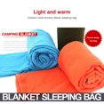 thumbnail image 3 of Multi Purpose Fleece Sleeping Bag Liner Leisure Blanket Camping Sleeping Mat, 3 of 9