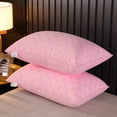 thumbnail image 3 of Danhjin Polished Headrest 1PC Headrest Core Embroidery Solid Color Brushed Fabric Quilted Quilted Pillow Pillows, 3 of 6