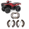 thumbnail image 4 of Brake Shoe With Spring, Strong Aluminum Quiet High Power Brake Shoes Set  For ATV Replacement For TRX300FW FOURTRAX 300 1988, 4 of 8