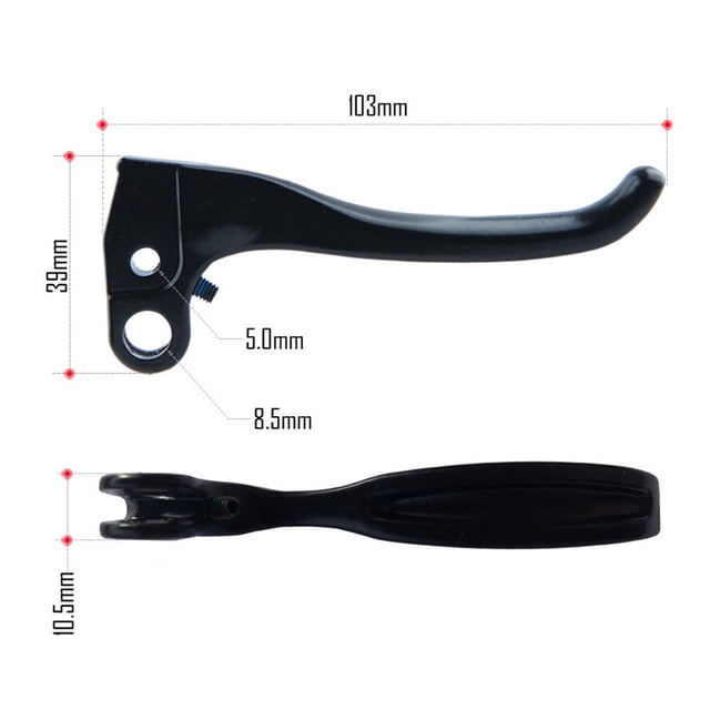 Electric Bicycle Brake Handle Pull Rods 120/103mm Power Off Oil Brake Disc Brake Handle For XOD Brakes Lever Parts