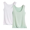 thumbnail image 1 of Posijego Basic Tank Tops for Women Undershirts Causal Summer Loose Sleeveless Layer Tank Top 2 Pack, 1 of 2