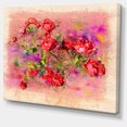 thumbnail image 2 of Roses Pastel Chalk Illustration - Floral Art Canvas Print, 2 of 4