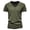 Army Green, variant on Bmisegm Men Fashion Casual Solid Color V Neck Short Sleeve T Shirt Top Orange L
